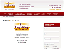 Tablet Screenshot of lightshipinsurance.com